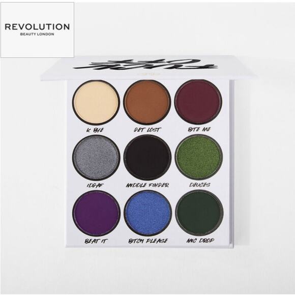 BH Cosmetics F*CK OFF 9-Color Shadow Palette NIB - Picture 2 of 2